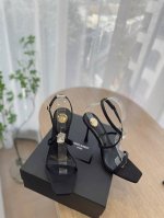 高版本出厂 SAINT LAUREN* 圣罗兰ysl 25ss 春夏全新走秀款大水钻高跟鞋凉鞋唯有YSL最懂女人心，不接受反驳，超级无敌女人味神器，女人必备 z