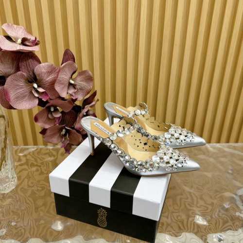 2024春夏新款 AQUAZZURA Zp 原版开模 新品高跟凉鞋 采用原版定制真丝制成，原版开模施华洛奇水钻装饰扣，超闪 大底金色标志性菠萝微标赋予单品丰富的
