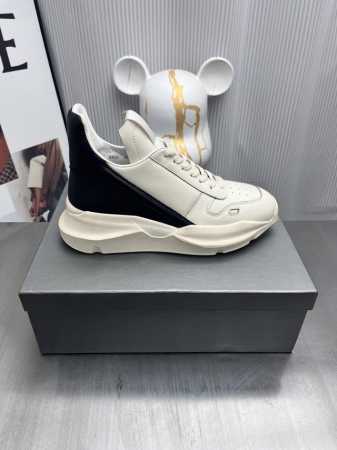 460 男款 瑞克-欧文斯 Rick Owens 时尚休闲板鞋！官网热门单品 原版高端定制 ！市场最高版本极简主义的色彩运用与用心剪裁经典百搭首选！高品质低价位 - 点击图像关闭