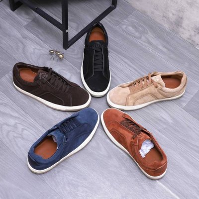 商品商标：Dunhill 登喜路 休闲男鞋 正码码数: 38-44 商品材料：精选磨砂牛皮拼接鞋面 牛皮内里 原版大底