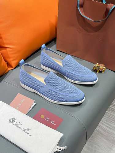 商品名称：Loro Piana Lp 正规码数: 38-44 休闲鞋 商品材料：精选 网布鞋面，舒适羊皮内里 ；原厂大底。