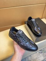 独家首发 原单品质 普拉达～独特现代风运动鞋。休闲乐福原版皮 羊里 拒绝脱色磨脚 鞋底 原厂特供原版底，超酷 系带走路都带风风格设计 超舒服耐磨防滑原版底 。就