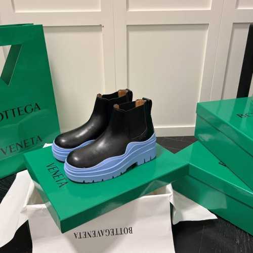 橙子出厂价 BOTTEGA VENETA 秋冬经典款短靴 BV厚底低筒靴 切尔西靴 真正的经典 永不过时 葆爹穿搭 时尚最前沿 跟高：5.5CM 码数：35-4