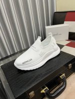 调工厂p价 男装男鞋 运动原单 Moncler 蒙口 官网同款 高品质男鞋 材料 定制小牛皮 网布透气内里真皮鞋垫 原版开模防滑大底款式类型 男士休闲运动鞋 系
