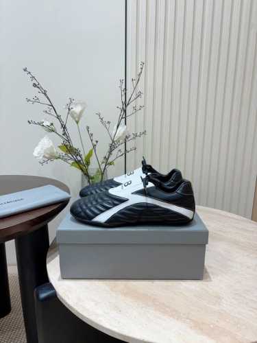 男款 - 25Ss新款Balenciaga巴黎世家格纹棒球鞋休闲鞋 原版购入开发 做货 巴黎家最新隐藏款网球鞋软菱格纹 柔软小牛皮配搭和经典双logo满满的复古