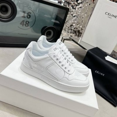 冲量价: Celin*]New运动小白鞋热爱运动的你怎么少得了Celine的运动鞋呢经典的纯色风格，加入了撞色元素，简约时髦，看上去就很有高级感，让你一眼就爱上