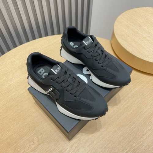 工厂P Boss 新款男仕运动鞋 知名运动品牌新款隆重上市 以奢华高端设计出货 鞋面原版定制透气布制作 羊皮垫脚 叠层设计鞋面线条感层次分明，轻质橡胶大底。轻奢