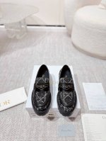 工厂p价 明星金智秀同款. Dior Chrono 迪奥. D家高版本24Ss年度专柜新品. 秋冬新款乐福鞋 顶级品质. 购入原版 精心打造 只为复刻原版一致