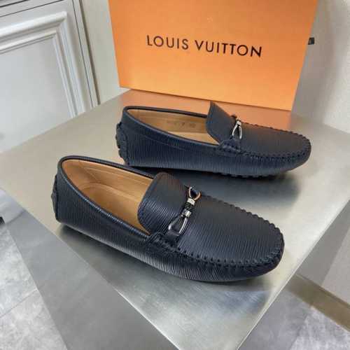 新品louis Vuitton* 高端男士休闲乐福鞋驾车鞋豆豆鞋原单顶级代购货原版进口蜥蜴纹牛皮搭配原版五金饰扣进口牛皮内里 牛皮垫脚原版橡胶鞋底 Size：3