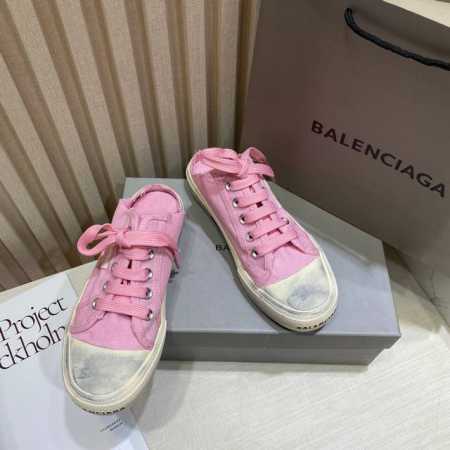 BALENCIAGA 巴黎世家休闲帆布小白鞋 半拖顶级战损版本 全部对版材料 颜色 paris sneakers灵感来源60年代硫化鞋.继续着demna - 点击图像关闭