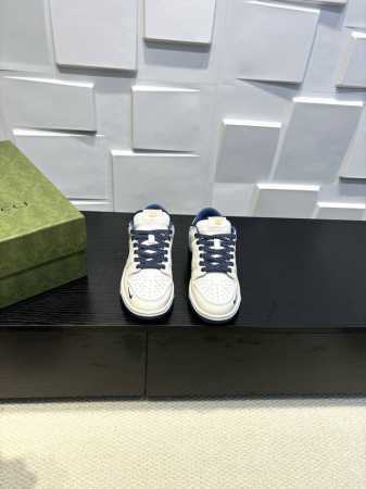 工厂价： Gucci联名dunk耐克 官方最新款 Gucci x Nike Dunk SB 系列 东莞大厂 出品 鞋身以米白色帆布作为主色调，搭配米白皮革框架覆 - 点击图像关闭