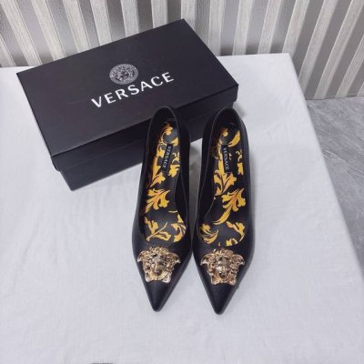 橙子出厂价p versace 范思哲 春夏新款 印花电镀跟单鞋 美杜莎高跟鞋 最高限定专柜上新 独家开模美杜莎专属美人头Logo 专柜同步发售 配专柜全套包装发