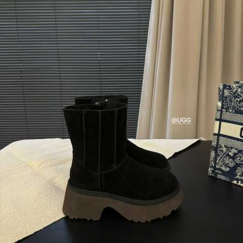 工厂价 UGG 厚底人鱼铅笔靴,御寒休闲，秋冬季必备温暖单品！ 厚底人鱼铅笔靴无论与牛仔裤、裙子还是时下流行的长大衣搭配，都能轻松展现与众不同的气质！ 鞋面采用