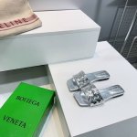 高品质出厂 顶级品质Bottega Veneta葆蝶家25春夏新款Bv Blink编织简易方头平底拖鞋系列 重工全真皮手工编织 简直Bv最新天花板啦 百搭春夏配