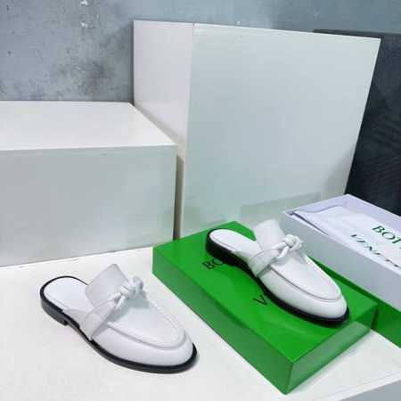 高品质出厂430！顶级品质Bottega Veneta 葆蝶家25Aw春夏新品麻花金属扣中性复古乐福鞋小皮鞋单鞋包头半拖！ 顶级版本 春夏新品 标志性金属质感绳 - 点击图像关闭