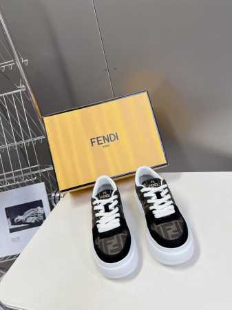 代购级fendi芬迪经典match系列新款厚底休闲鞋 正品7770Rmb购入开发 完美复刻细节 Fd 厚底match 升级新款 全皮面拼接 新鲜血液注入加ff复 - 点击图像关闭