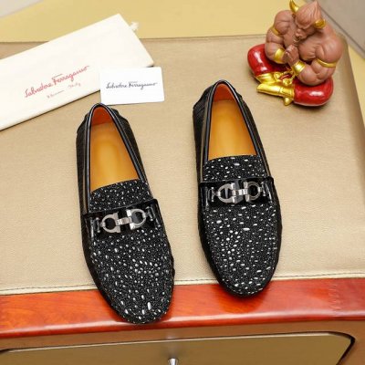 工厂价 Ferragamo 菲拉格慕 爆款时尚休闲套脚鞋官网专柜1:1制作，原版开模好质量看得见，进口高端头层小牛皮，奢华牛皮内里纹路很清优质防水防滑耐磨大底高