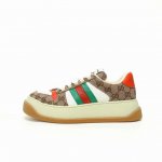 橙子出厂价 GUCCI 古驰最新爆款 厚底运动鞋 休闲板鞋 复古小脏鞋 胖丁 胖墩墩 原版购入开发做货，MAC90全新爆款系列脏脏鞋，精致小巧的互扣式双G标识浪
