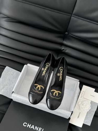 Chanel 25C新款玛丽珍系列 全系列做齐 高品质跑量价 鞋面内里羊皮 真皮大底 原版开模后跟 高度8Cm Size:35-39 其他码数定
