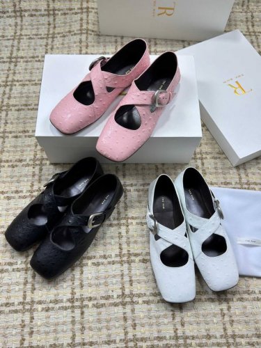 the Row 25春夏新款拖鞋 极简风 松糕厚底 舒适百搭 全真皮顶级品质 鞋面 头层牛皮 内里 羊皮 鞋底 对版开模Tpu大底 码数 35-41码 40.4