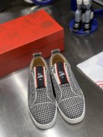 低帮二排钉灰花布款 顶级版定制 222 无论是楦型、面料、钻、钉、内里、大底、都尽可能的接近Zp 鞋底原厂特供原版底 内里进口水染牛皮 私人定制时间3-7天左右