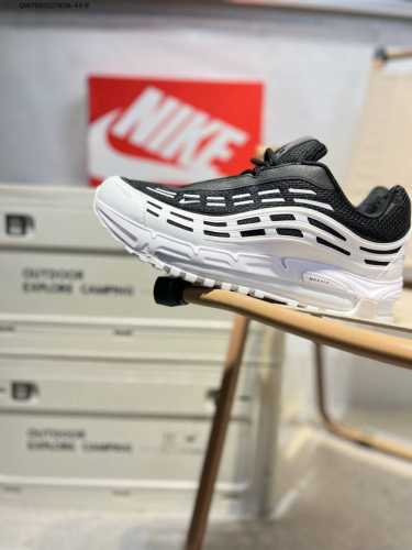 Nike Air Max 97 银子弹重磅福利 ＃顶级版本 Nike Air Max 97子弹 复古全掌气垫跑步鞋Qw7691027#36-45半