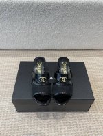 chanel 25C早春新款系列拖鞋 一如既往的高版本 经典双C版面 鞋面内里羊皮 真皮大底 Size:35-40 40定制不退换