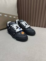 东莞代购级 情侣码# 官网同步飞机盒包装 顶级代购版本 Lv Trainer 情侣限定系列休闲运动篮球鞋 颜值担当 上脚帅炸 每个颜色都是巨巨巨好看 潮人必备单