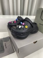 工厂p价 女装女鞋 运动原单 男女 balenciaga X Crocs 联名洞洞鞋 巴黎世家Balenciaga X Crocs春夏最新情侣款洞洞鞋 25春季