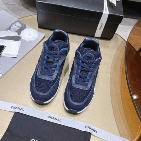 男款+10 爆款运动鞋 小香C家 经典款 最新绝美休闲运动鞋 绝对YYDS 超美的最新配色 侧面立体Logo 鞋面:麂皮毛呢牛皮拼接 原版1:1组合大底 35- - 点击图像关闭