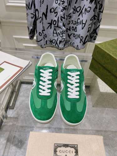 冲量价: P350男+10Gucci 新款小白鞋 休闲鞋 爆款推荐，原版Tpu鞋底、原版面料、牛皮内里牛皮垫脚原版套楦工艺一比一折骨复刻！舒适追求极致！ 面料：