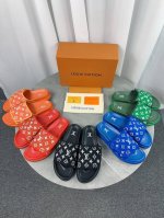 Lv 路易威登 223 2024春夏新款 顶级版本原版一致 专柜主打最新款 草编拖鞋 硬货上新 代购级别！高级感十足！国内外博主刷爆的一款，复古又时髦 上脚美炸