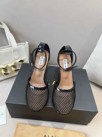 高版本出厂360 独家新品 Alaia 阿莱亚24Ss 走秀款鱼网高跟鞋 最近超火的一款高跟鞋 章小蕙同款 风靡全球的一款鱼网高跟鞋 浪漫又迷人 舒适百搭配上不 - 点击图像关闭