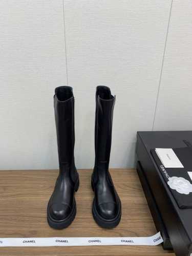 顶级版本 Chane1“切尔西骑士靴” 短靴 小香chanel 高品质专柜级- chanelaa 小香新款双C后跟链条瘦腿短靴 顶级代购级别稀品上新 t 材质