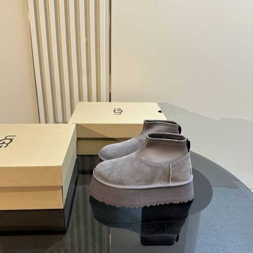 顶级品质 UGG经典系列全新升级厚底雪地靴 check 你的随性复古棕色系look，点亮街头拿捏 潮酷不费力~厚底铅笔靴 大橘底一秒蹬厚底TAZZ秋冬装备齐活，