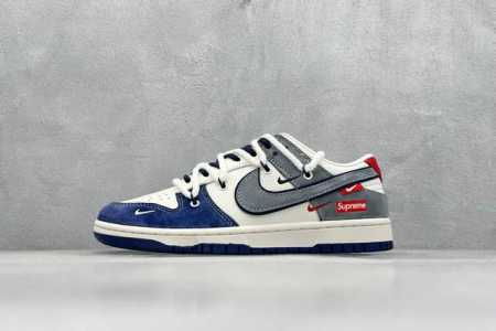 400 現貨 终端放店 Xc版 Nk Sb Dunk Low Sup联名 灰蓝灰勾 周年高端定制 低帮休闲板鞋 #定制鞋盒 大厂纯原品质出货 超高清洁度 皮料切 - 点击图像关闭