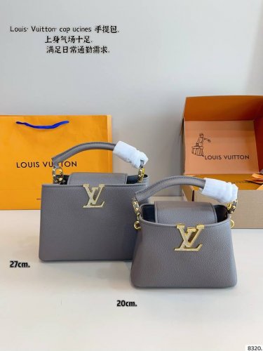 配折叠盒. Lv Capucines Bb 手提包 今年最多明星街拍的Lv包包你能想到哪些款式呢？恐怕大多女性都会把目光锁定到柔软的荔枝纹Taurillon系列