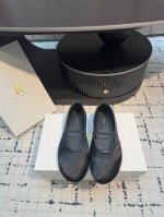 therow 2025春夏新款马毛芭蕾平底乐福鞋 早秋系列Therow毛流感芭蕾平底鞋 鞋面是纯马毛做出的毛刘感 时尚又温柔 内里依旧采用柔软羊里垫脚 整体鞋子