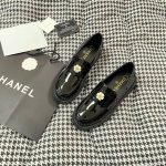 出厂 Chanel 香奈儿 2025顶级专柜 早春新款 官网上新 独家首发 香奈儿Chanel25Ss 早春山茶花厚底小皮鞋 Chaenl 皮鞋 Chanel鞋