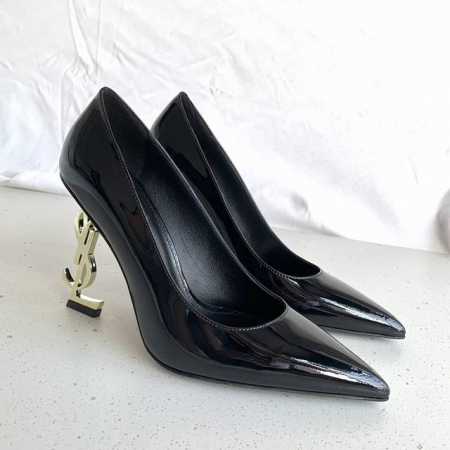 p直销 女鞋 女装 Saint Lauren*圣罗兰Ysl杨树林经典款字母鞋跟高跟单鞋 唯有Ysl最懂女人心，不接受反驳 超级无敌女人味神器，女人必备 Z品全身 - 点击图像关闭