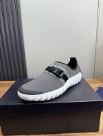 工厂p价 prada普拉达 爆款男鞋出货官网同步原版弹力布面料+牛皮内里 1比1复刻 原厂原版底 39-44