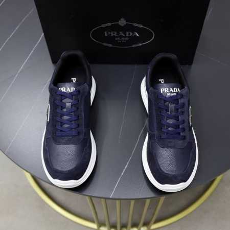 出厂价 顶级原单 品牌：Prada 普拉达 标准码：男码38 44 45可以定做 等级：官网同款 材料：原版牛皮 牛皮内里 原版组合双色耐磨柔软大底 款式类别： - 点击图像关闭