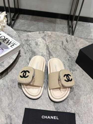 Chane*L小香专柜主打最新款带包牛仔拖鞋硬货上新 代购级别！高级感十足！国内外博主刷爆的一款，复古又时髦 上脚美炸了！官网主推款 鞋面:高定制牛仔布料 内里