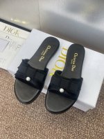 工厂P价P P400 J‘Adior流苏织带女鞋 Dior 迪奥 2025春夏走秀新款Adiorble鱼嘴女鞋 Cd明星同款时尚流苏蝴蝶结平底珍珠字母Logo五