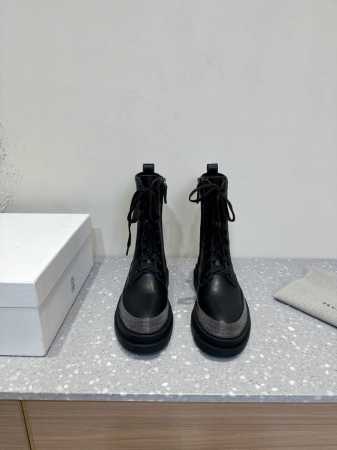 Brunello Cucineli ss24 new arrival 秋冬新款 厚底系带 马丁靴 短靴 上脚帅气舒适 秋冬一定要有一双Bc的战靴 BC家的品牌鞋 - 点击图像关闭