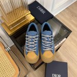 高版本情侣款 Dior迪奥 2024 L家2024春夏新品 专柜最新爆款B33系列情侣款胶囊彩虹休闲板鞋运动鞋系列 原版购入开发做货这款Dior x Stone