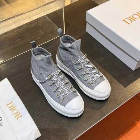 冲量价: Dior 迪奥 秋冬新款Walk‘n厚底绑带休闲滑板鞋 CD字母logo织带暗花梭织拼色帆布忙侣款运动鞋 市面顶级高端版本 材质:原版进口环保梭织鞋面 - 点击图像关闭