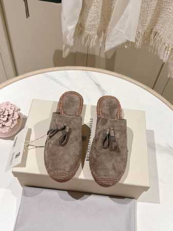 出厂价：单鞋 拖鞋 非常跑量 brunello cucinelli渔夫鞋BC经典渔夫鞋，励精图治，终于可以完美呈现给各位。制作工艺相当麻烦，一个就是手工缝制，需 - 点击图像关闭