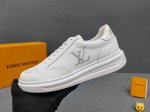 实价： 莞产 顶级版本 Louis Vuitton Beverly Hills 低帮 时尚板鞋男鞋 走秀新款上脚非常舒适做工精细 外出鞋面尽显炫酷效果，鞋面由意