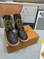 新款 代购品质LV～路易威登靴子系列！by Virgin Abloh最好看的运动鞋，力推新品，官网限定款复古篮球运动鞋！高帮低帮均花血本购入原版1:1精准复刻、